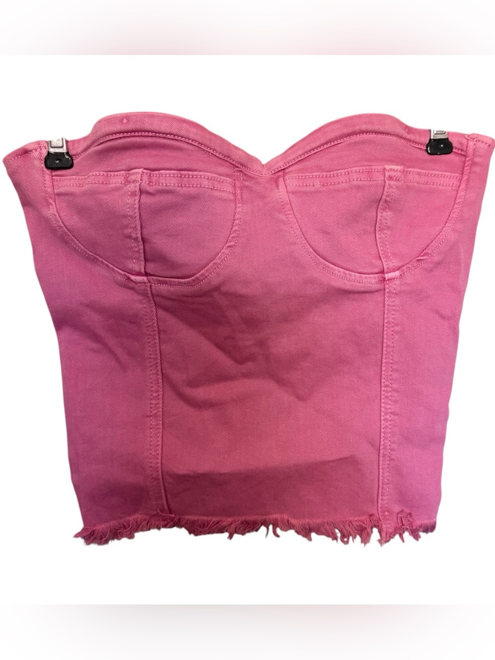 Superdown desa crop pink bustier top - Picture 5 of 7